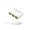 Budi Multi Charge Pro – 34W High-Speed Car Charger Hub- Model (CC650W)
