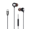 Budi Audio Pro 25 – Type-C Earphones with Metal Shell & Remote/Mic- Model (EP25T)