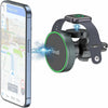 Budi Universal Magnetic Car Holder - Universal Magnetic Wireless Car Charger Holder (Windshield +Vent+ Retractable Cable) - CM579B