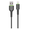 Budi Power Line 2M – USB to Type-C/iPhone/Micro Charging Cable – Model (158M/2M)
